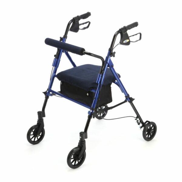 rollator cover set plain blue